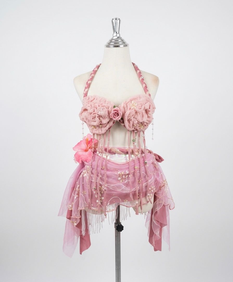Rose Tide Mermaid Swimwear Set