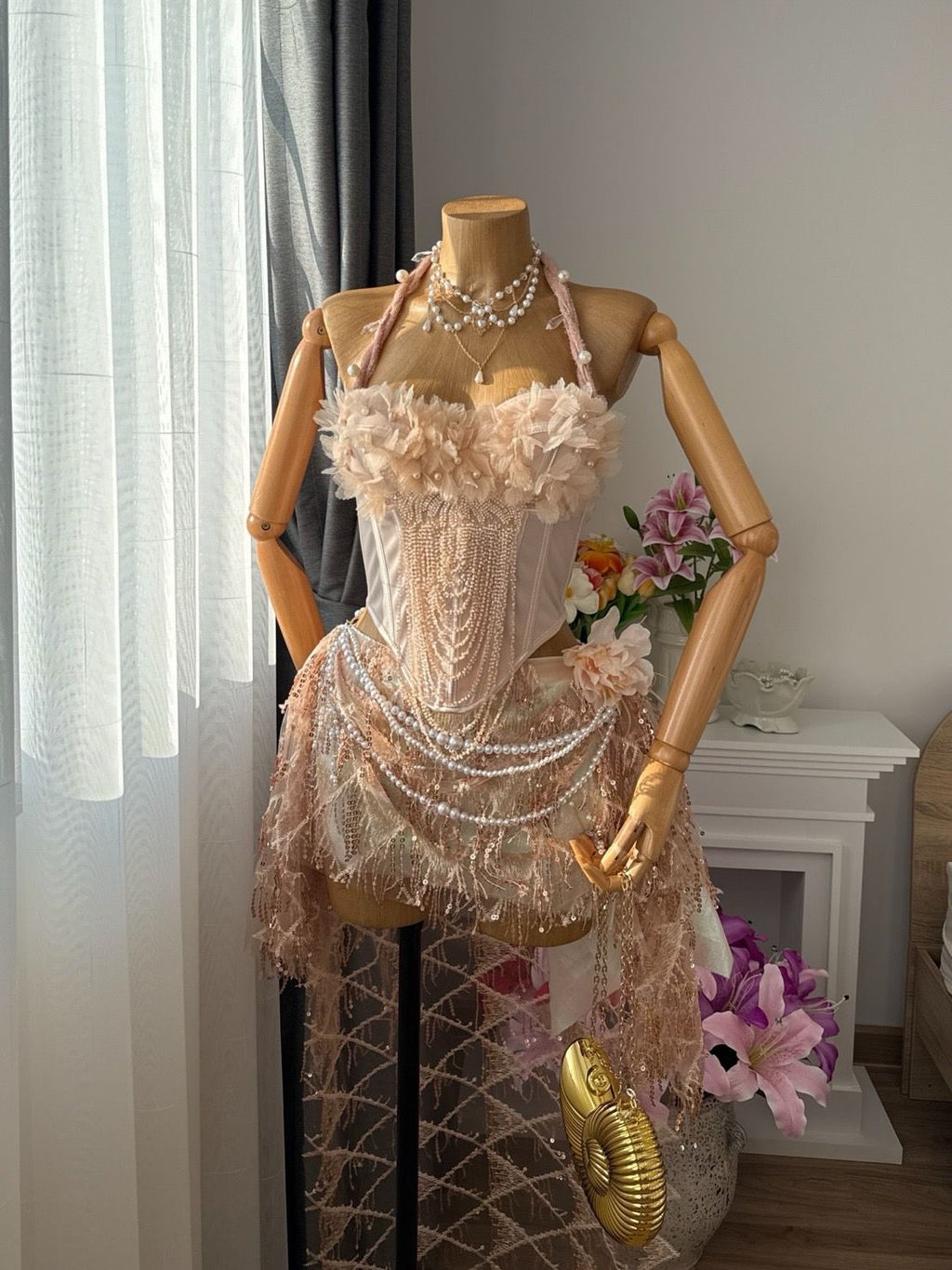 Pearl Corset Dress