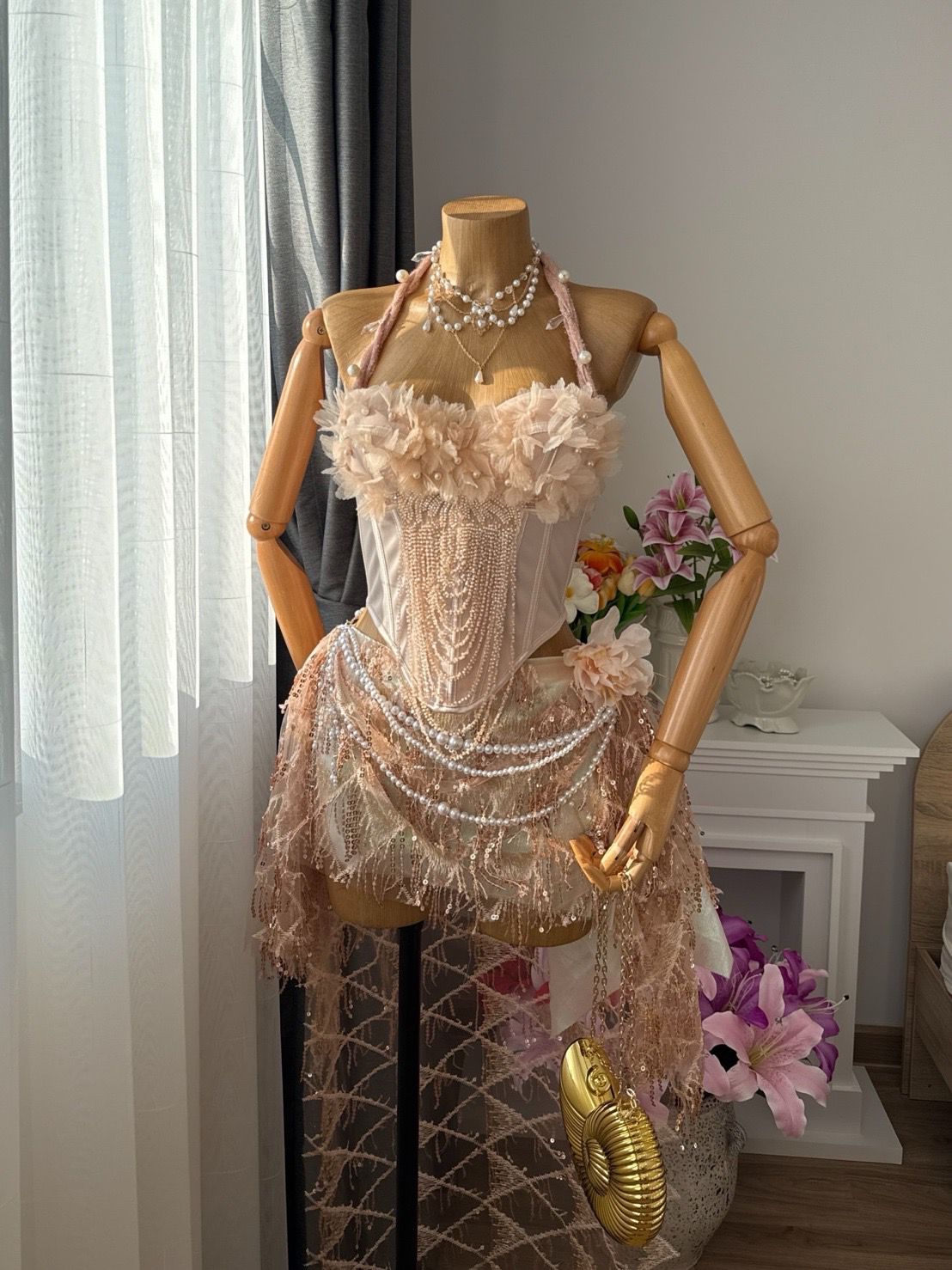 Pearl Corset Dress