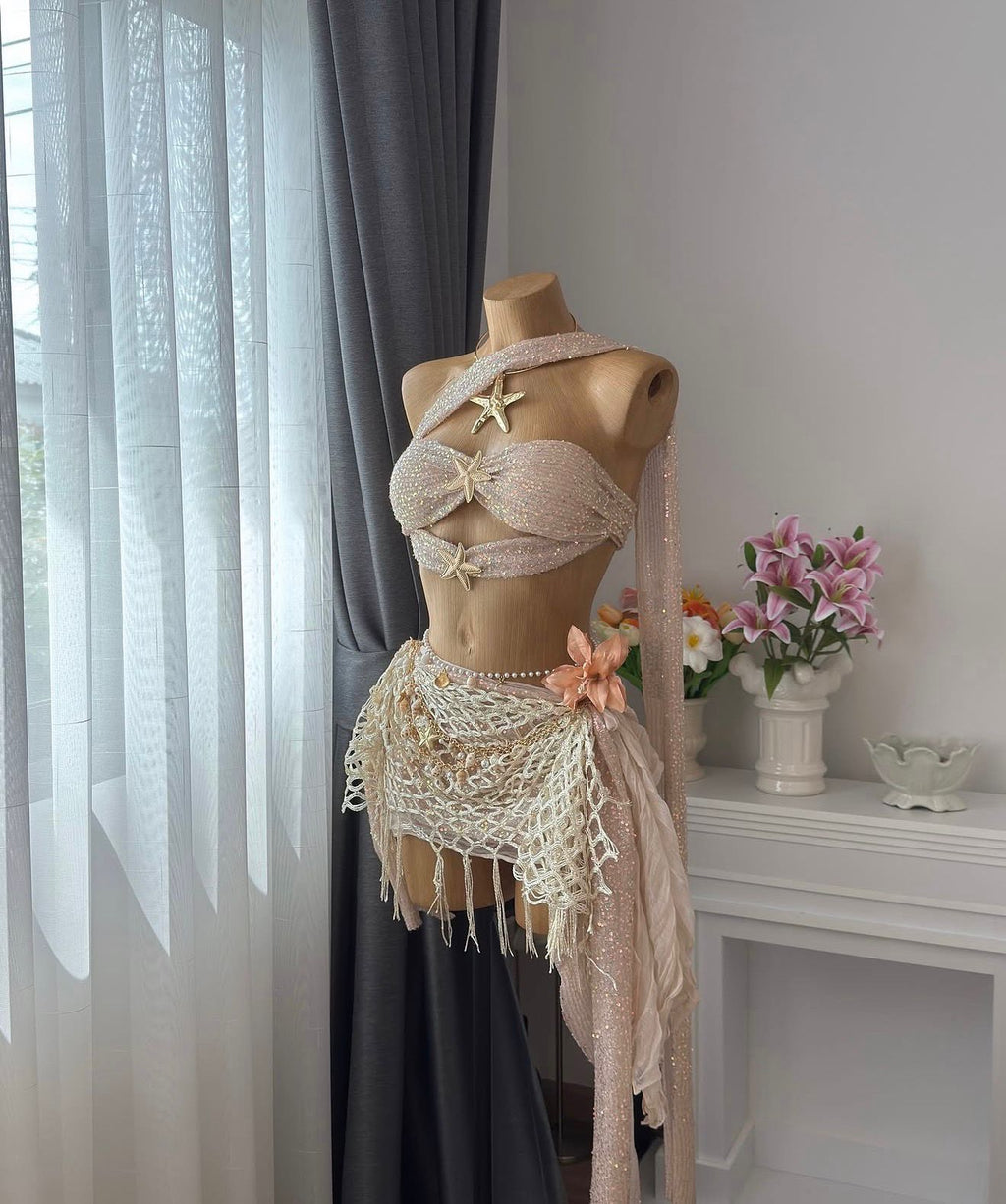 Nude Pearl Set